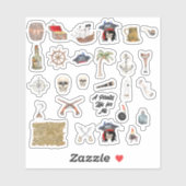 Een Piratenleven voor mij Sticker (Vel)