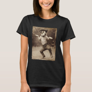 Een Pitbull Honden Cowboy T-shirt