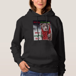 Een pitbull of Staffordshire Bull Terrier hond Chr Hoodie
