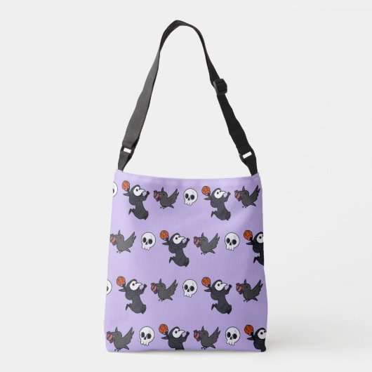 Een Plague Friendly Pattern! Crossbody Tas (Achterkant)