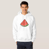 Een plak watermeloen hoodie (Voorkant volledig)