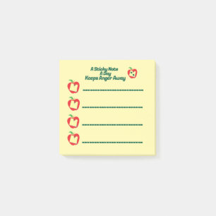 Een plakkerig briefje per dag houdt woede weg post-it® notes
