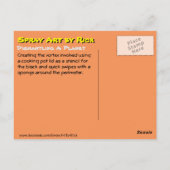 Een planeet ontmantelen briefkaart (Achterkant)