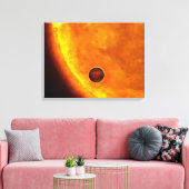Een planeet op maat van Jupiter Canvas Afdruk (Insitu (Woonkamer))