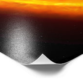 Een planeet op maat van Jupiter Foto Afdruk (Hoek)