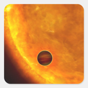 Een planeet op maat van Jupiter Vierkante Sticker