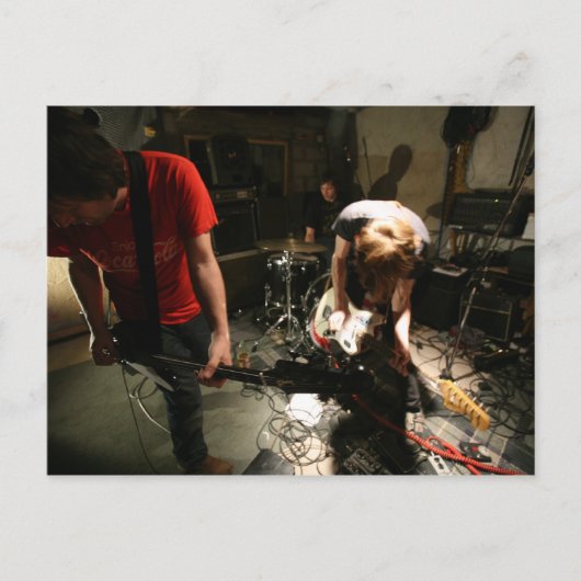 Een plek om het Poster van Bury Strangers te begra Briefkaart (Voorkant)