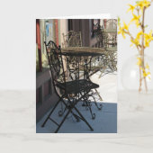 Een plek om te zitten kaart (Gele Bloem)