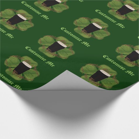 Een pluim van de Zwarte Doos Cadeaupapier (Hoek)