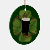 Een pluim van de Zwarte Doos Keramisch Ornament (Rechts)