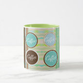 Een Polka-dot Coffee Mok (Midden)