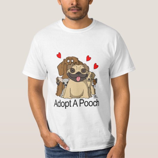 Een poot aannemen t-shirt (Voorkant)
