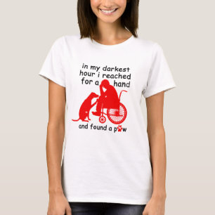 Een poot gevonden t-shirt