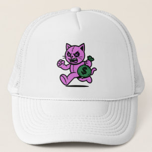 Een POP KAT DIEF Hoodie Spijkerjack Truckerhoed Trucker Pet