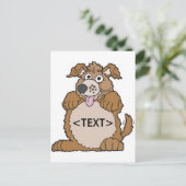 Een pop-upvenster personaliseren,<TEXT> Briefkaart (Staand voorkant)