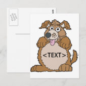 Een pop-upvenster personaliseren,<TEXT> Briefkaart (Voorkant / Achterkant)