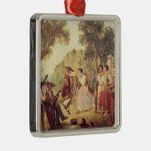 Een populaire dans metalen ornament (Rechts)