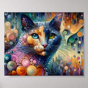 Een portret van een oude poster