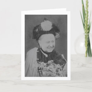 Een portret van het Jubileum van Koningin Victoria Kaart