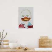 Een portret van Howard de eend Poster (Keuken)
