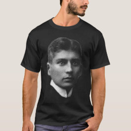 Een portret van schrijver Franz Kafka T-shirt