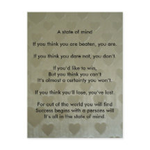 Een positieve gemoedstoestand