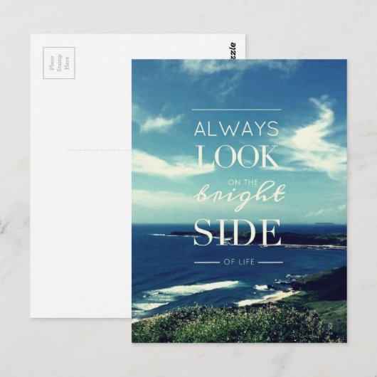 Een positieve kijk op het leven © Seascape Briefkaart (Voorkant / Achterkant)