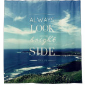 Een positieve kijk op het leven © Seascape Douchegordijn (Voorkant)