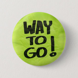 Een positieve waardering voor studenten ronde button 5,7 cm