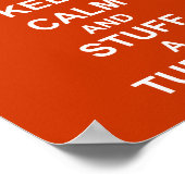 Een Poster met een koude kerst... (Hoek)