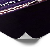 Een Poster van een gebeddenpaar, silhouette (Hoek)