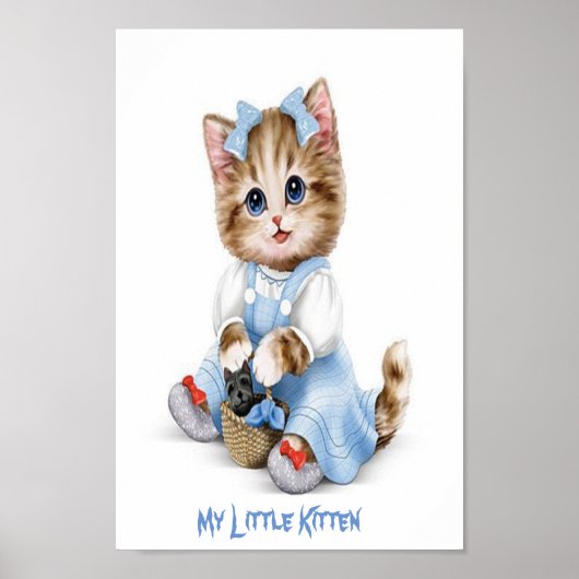 Een Poster van Kitten (Voorkant)
