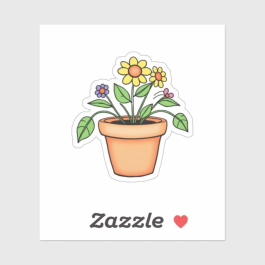 Een pot positiviteit sticker (Vel)