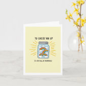 Een pot regenbogen om je op te klimmen met regenbo kaart (Gele Bloem)