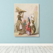 Een potverkoper, c.1855 canvas afdruk (Insitu (Houten vloer))