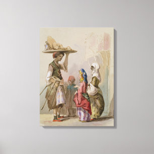 Een potverkoper, c.1855 canvas afdruk