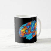 Een prachtig brein koffiemok (Voorkant rechts)
