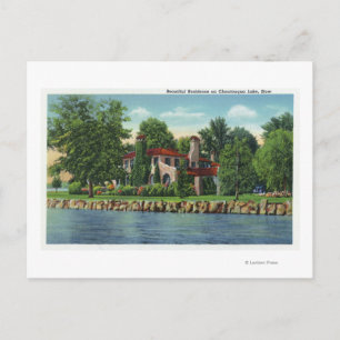 Een prachtig Chautauqua Lake Residence Briefkaart