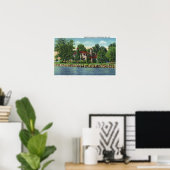 Een prachtig Chautauqua Lake Residence Poster (Thuiskantoor)
