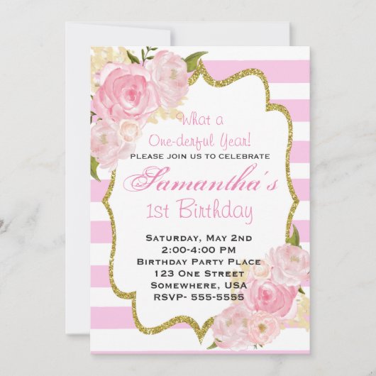 Een prachtig jaar uitnodigingen (Voorkant)