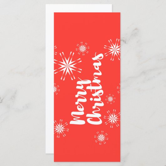 Een prachtig, mooi design van "prettige kerst" (Voorkant / Achterkant)