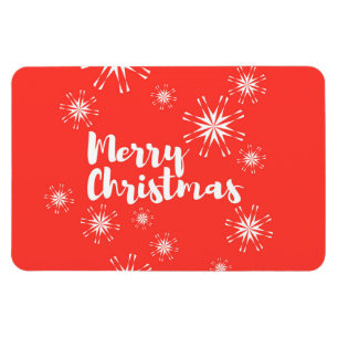 Een prachtig, mooi design van "prettige kerst" magneet
