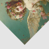 Een prachtige Cherub-tissue paper Tissuepapier (Detail)