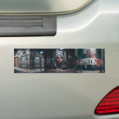 Een prachtige compilatie van street art graffiti a bumpersticker (Op auto)