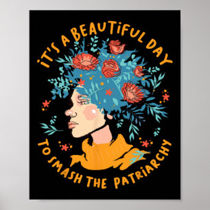 Een prachtige dag om de patriarchale bloem Fem te Poster