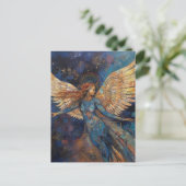 Een prachtige engel briefkaart (Staand voorkant)