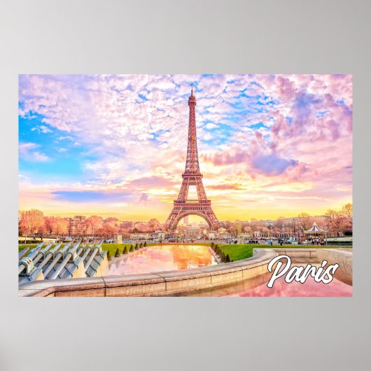 Een prachtige middag in Parijs, Frankrijk Poster (Voorkant)