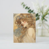 Een prachtige vrouw Briefkaart (Staand voorkant)