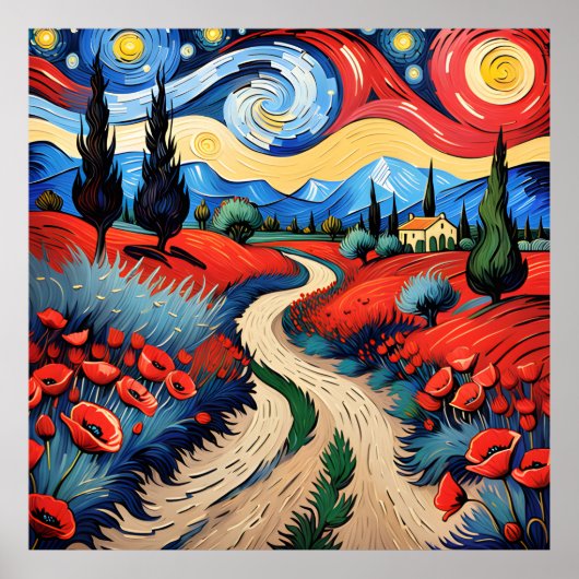 Een prachtige weide poster (Voorkant)