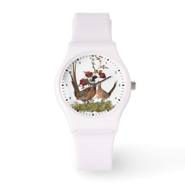 Een prachtige wilde vogel - Fazant Horloge (Voorkant)